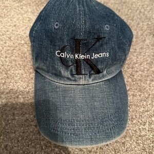 Calvin Klein Blue Denim Hat